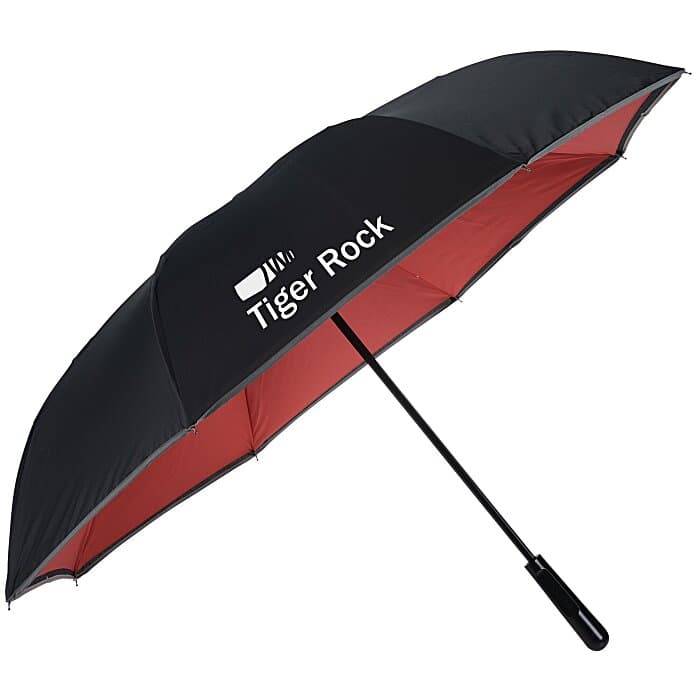 Reflective Edge Inversion Umbrella - 48-inch Arc
