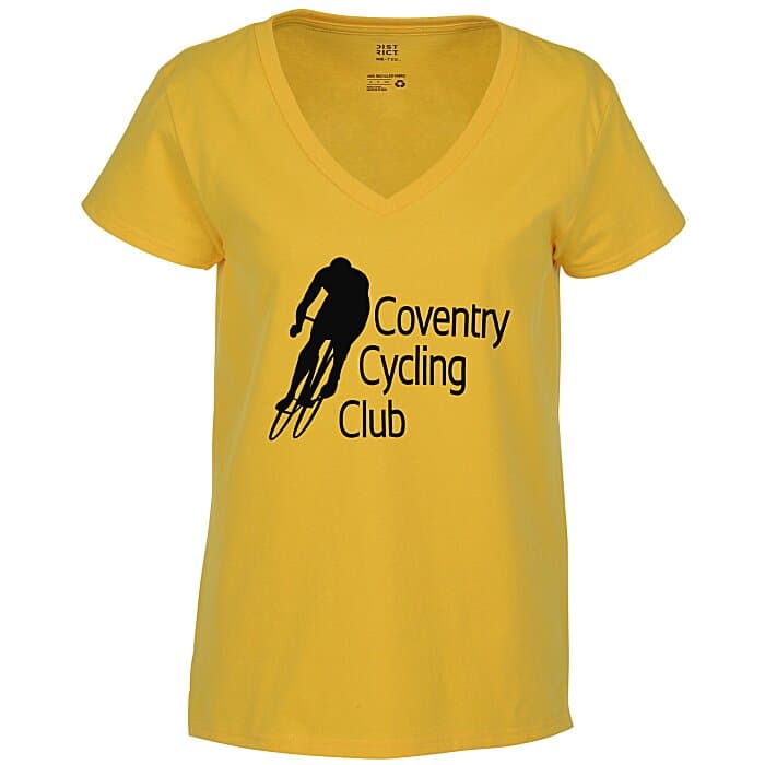 District Recycled V-Neck T-Shirt - Ladies'