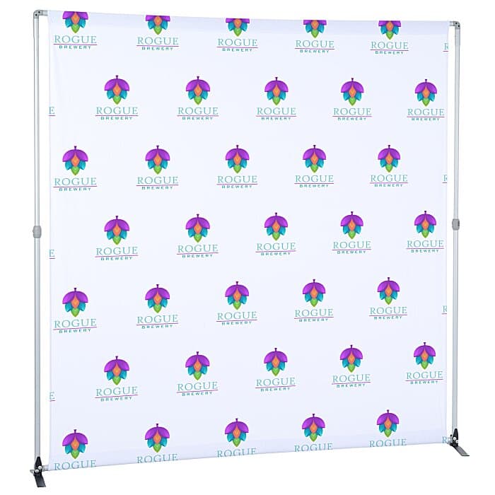 Bravo Expanding Floor Display - 8' - One Sided