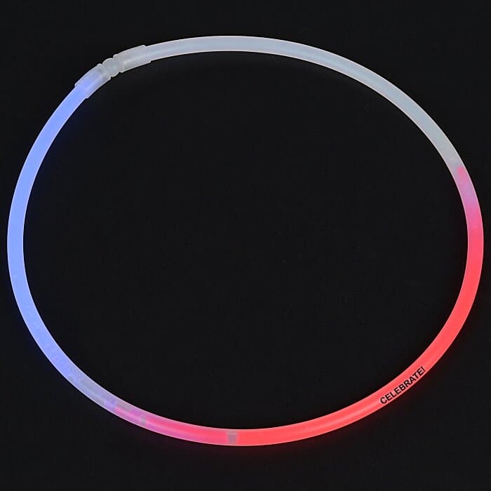 Glow Necklace - Red, White & Blue
