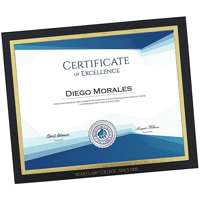 Mat Certificate Frame - 8 inches x 10 inches