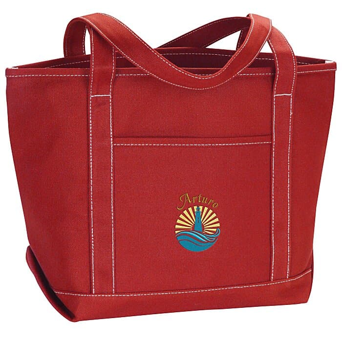 Yacht Tote - 13 inches x 20 inches - Embroidered