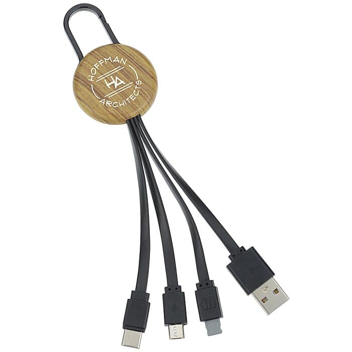 Ryder Charging Cable - Wood Grain