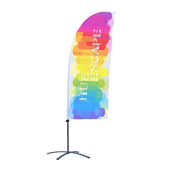 Indoor Value Blade Sail Sign - 7 1/2 feet - One Sided