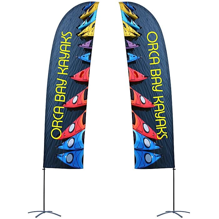 Indoor Value Blade Sail Sign - 15 feet - Two Sided