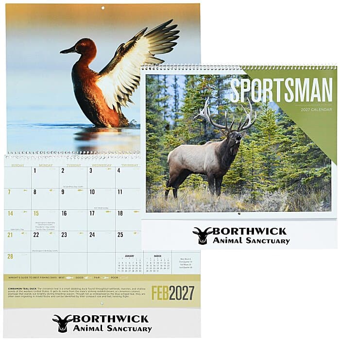 Sportsman Wildlife Wall Calendar