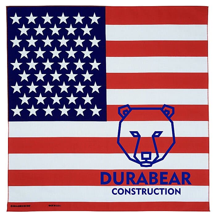 Patriotic Bandana - 22 inches x 22 inches