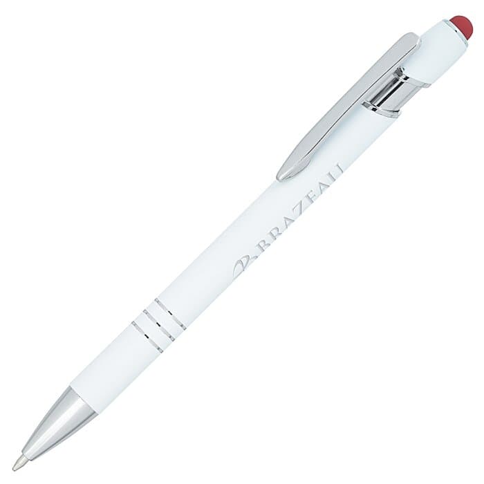 Textari Soft Touch Stylus Metal Pen - White