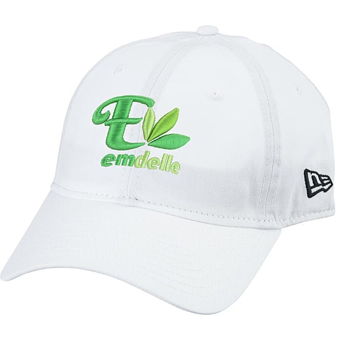 New Era Unstructured Cotton Cap - 3D Puff Embroidery