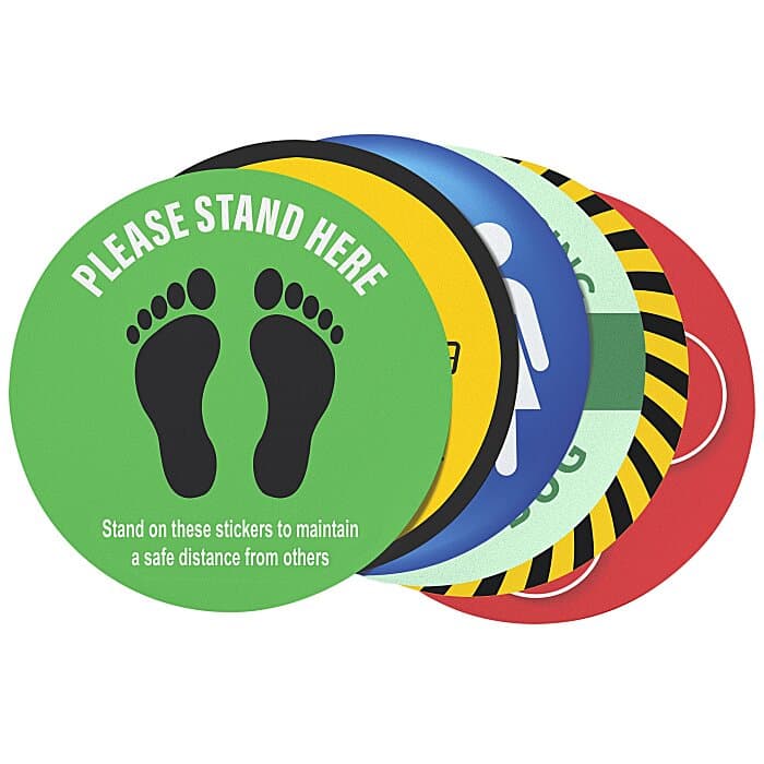 Indoor Surface Grip - Circles - Set of 6 - 12 inches