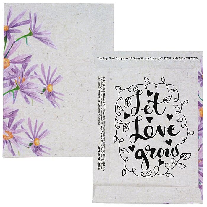 Watercolor Seed Packet - Honey Bee Mix
