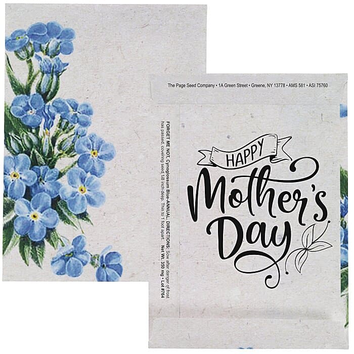 Watercolor Seed Packet - Forget-Me-Not