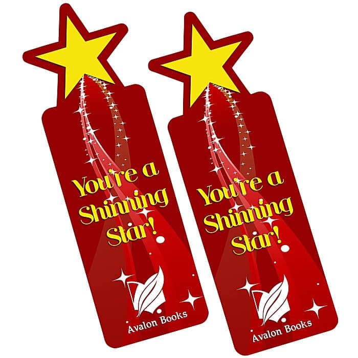 Full Color Paper Bookmark - Star