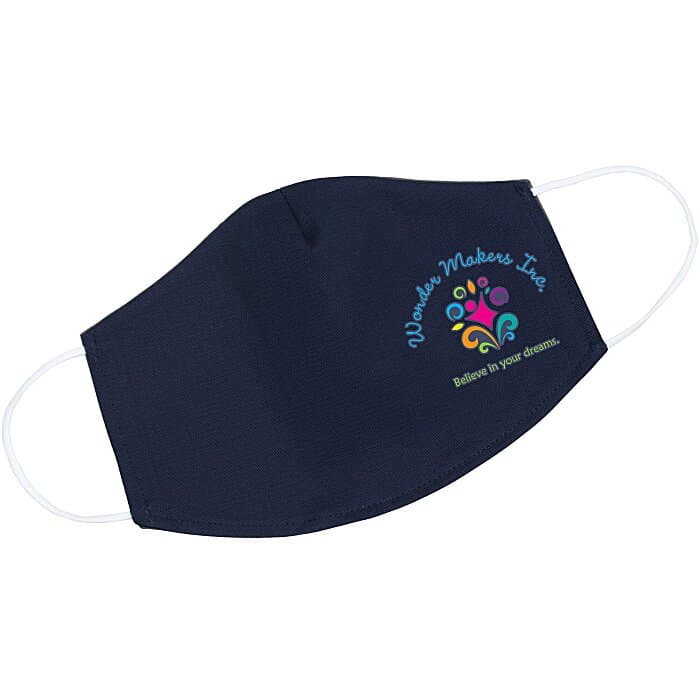 Brushed Cotton Twill Face Mask - Full Color