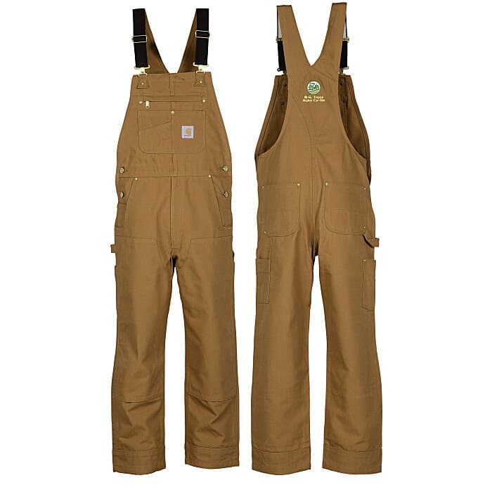 Carhartt Duck Unlined Bib Overalls