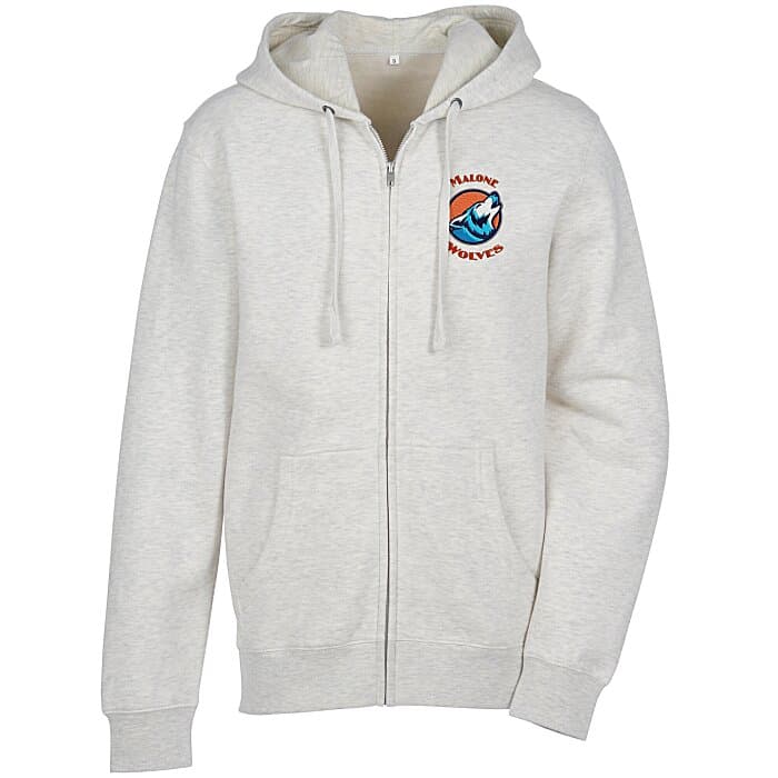 Ultimate 8.3-oz CVC Fleece Full-Zip Hoodie - Men's - Embroidered