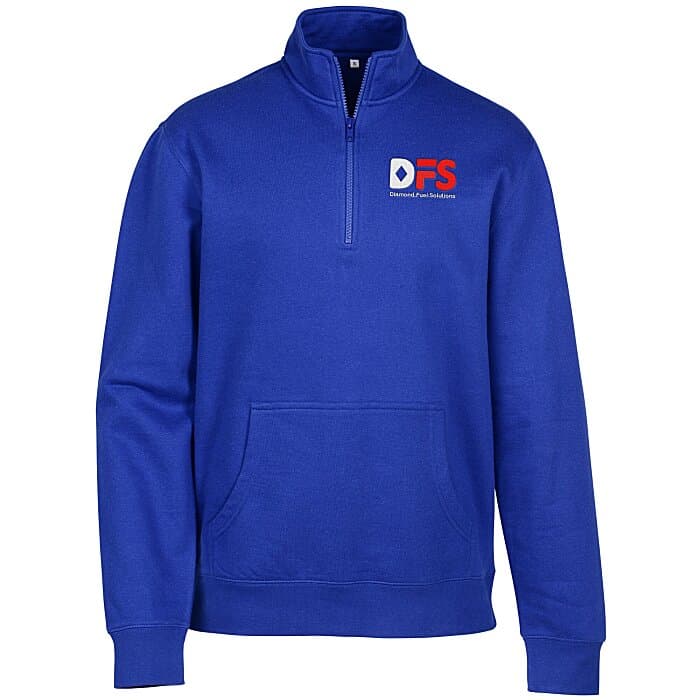 Ultimate 8.3 oz CVC Fleece 1/4-Zip Pullover - Men's - Embroidered