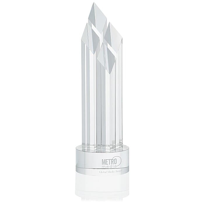 Overton Crystal Award - 14 inches