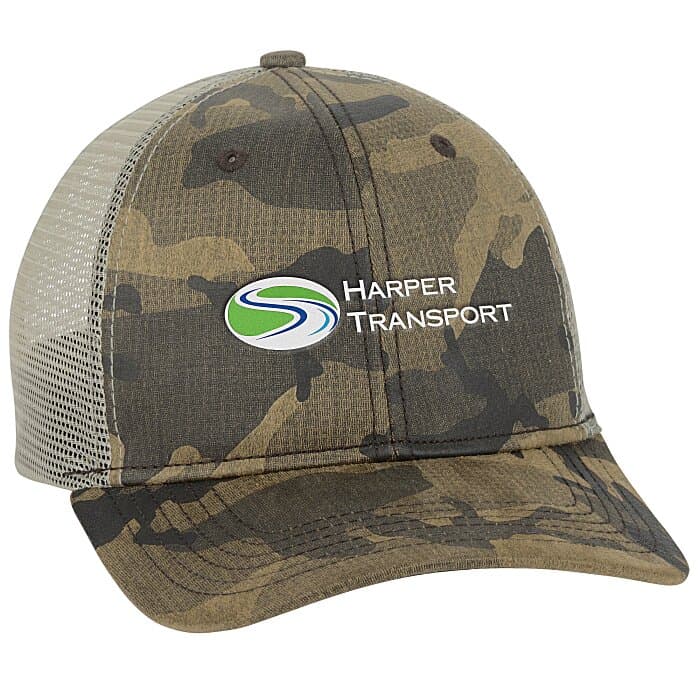 DRI DUCK Covert Camo Trucker Cap