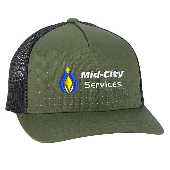 Perforated 5-Panel Trucker Cap