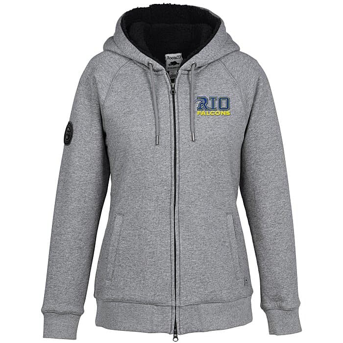 Roots73 Copperbay Sherpa-Lined Full-Zip Hoodie - Ladies'