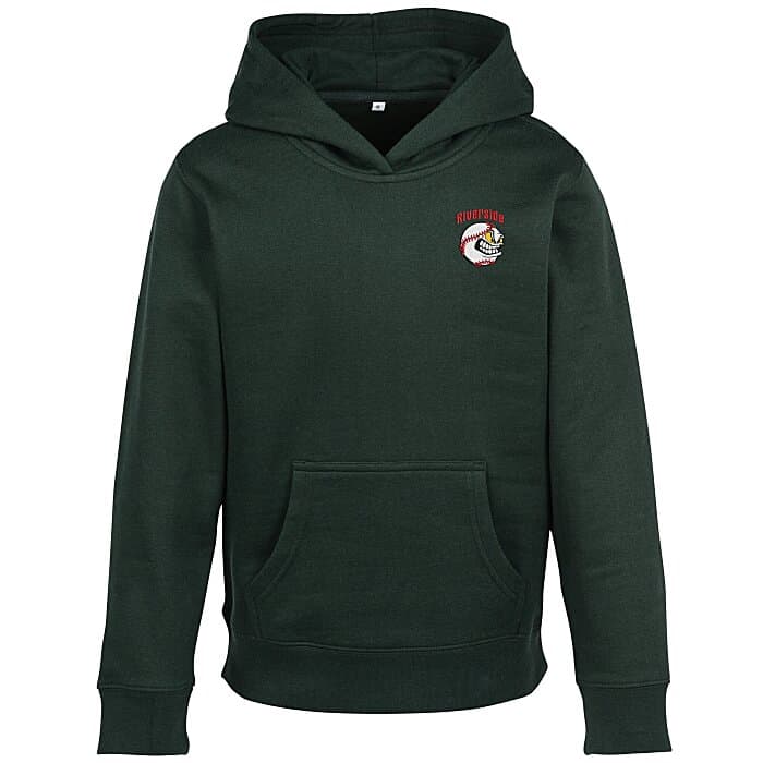 Ultimate 8.3-oz CVC Fleece Hoodie - Youth - Embroidered