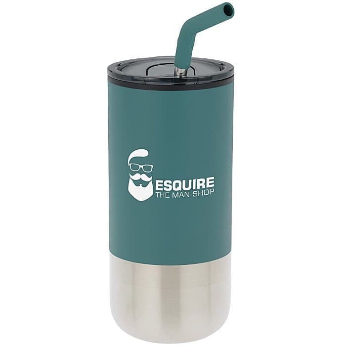Lagom Tumbler with Stainless Straw - 16 oz