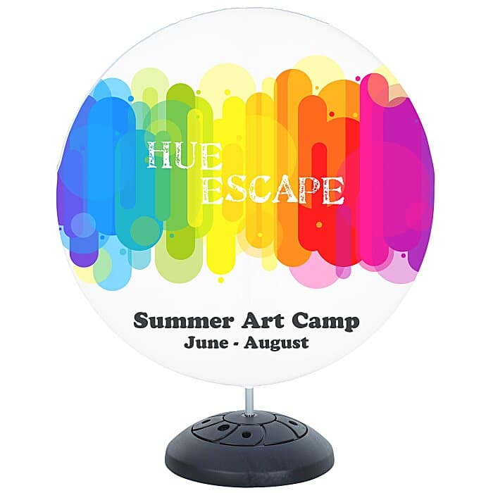 Eurofit Swivel Sign - Round - 66 1/2 inches x 55 inches