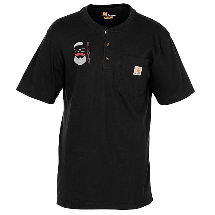 Carhartt Henley T-Shirt - Embroidered