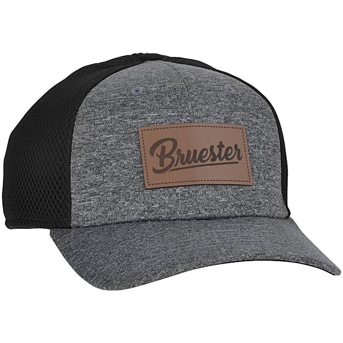 New Era Silhouette Stretch Fit Meshback Cap - Laser Engraved Patch