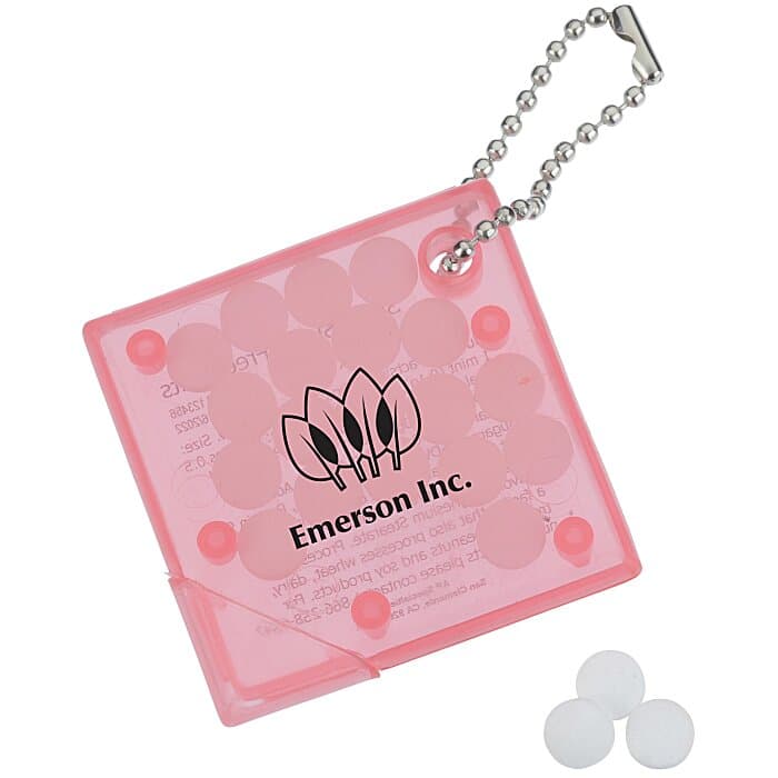 Square Mint Keychain