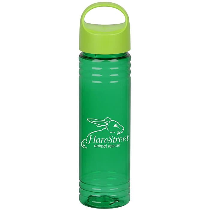 Halcyon Water Bottle with Oval Crest Lid - 24 oz