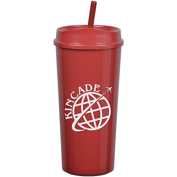 Roadmaster Tumbler with Straw - 18 oz - Black Interior