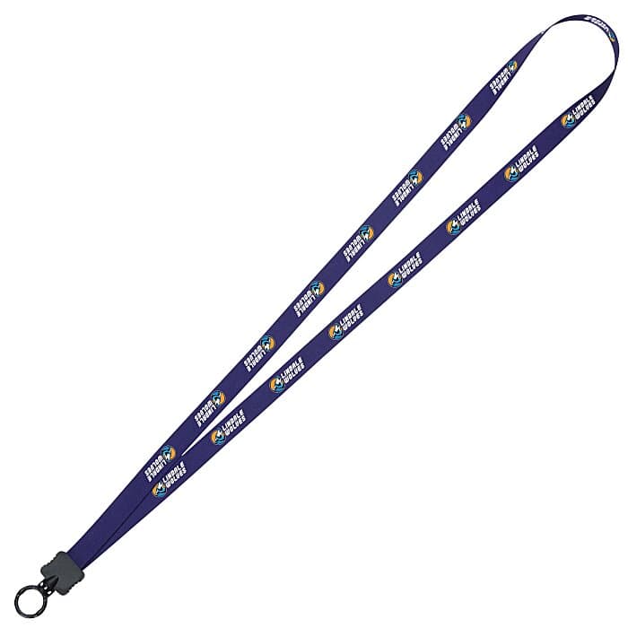 Dye-Sublimated Lanyard - 1/2 inches - 32 inches - Plastic O-Ring