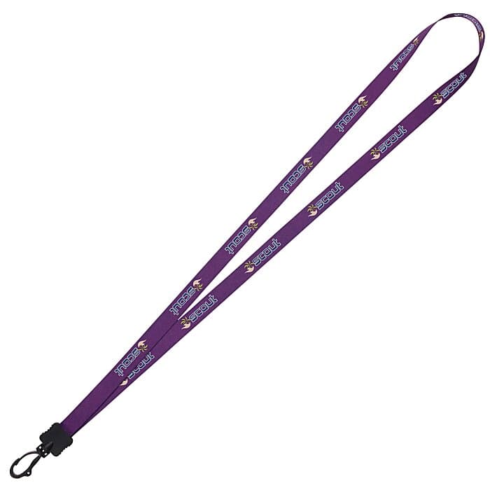 Dye-Sublimated Lanyard - 1/2 inches - 32 inches - Plastic Swivel Snap Hook