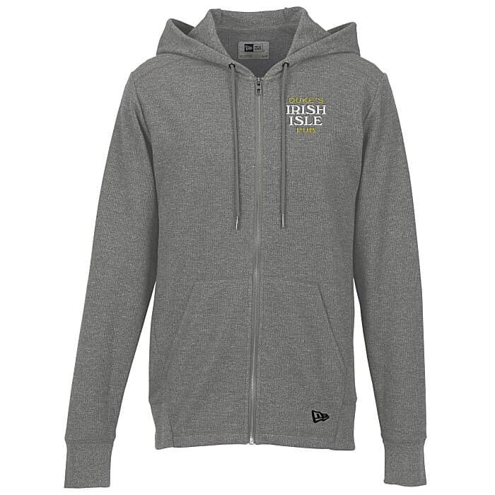 New Era Lightweight Full-Zip Waffle Hoodie - Men's