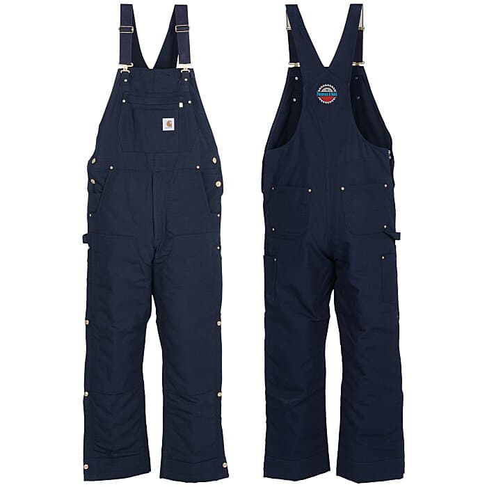 Carhartt Quilt Lined Firm Duck Bib Overalls
