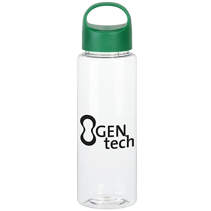 Clear Impact Guzzler Sport Bottle with Oval Crest Lid - 32 oz