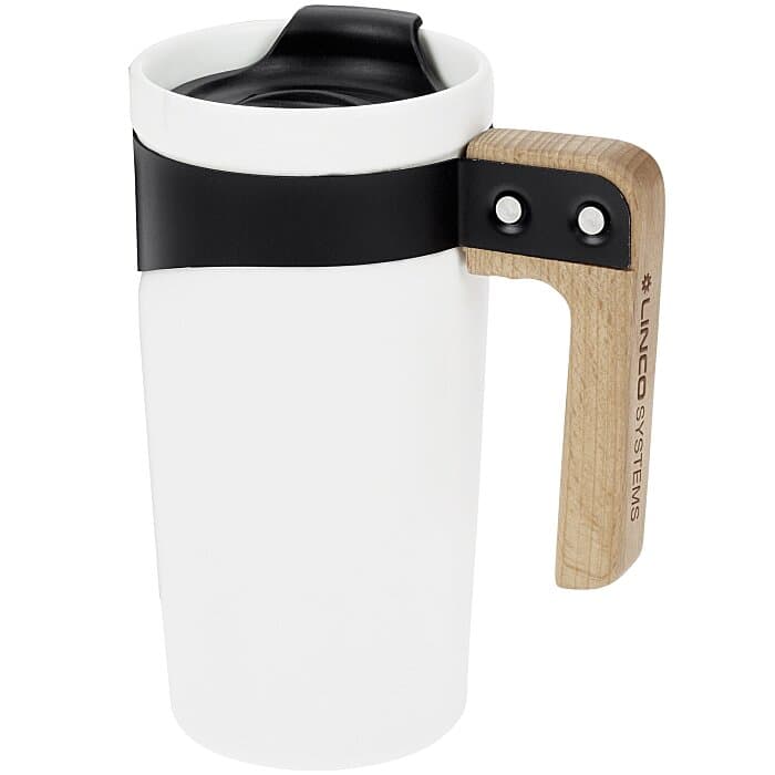 Grotto Ceramic Travel Mug - 16 oz - Laser