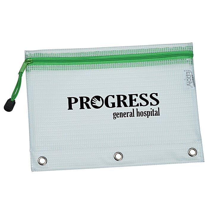 PolyWeave Zipper Binder Pouch