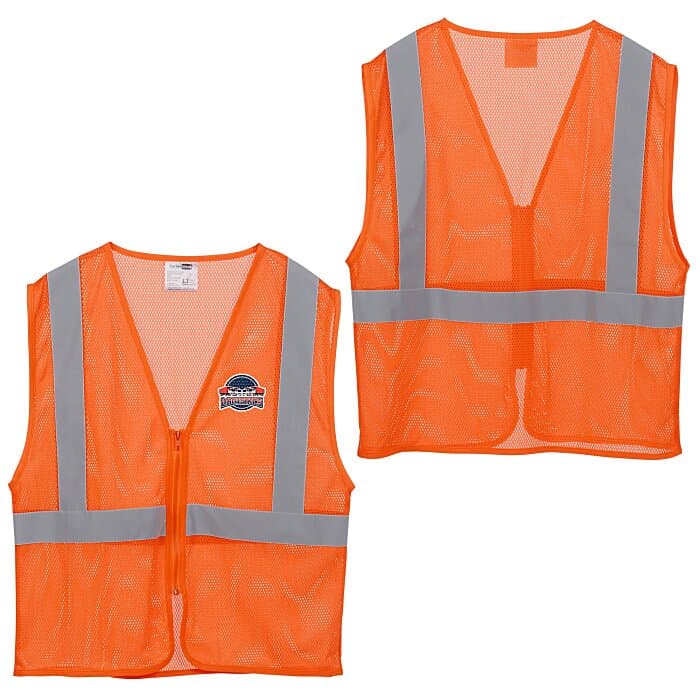 Reflective Zippered Vest