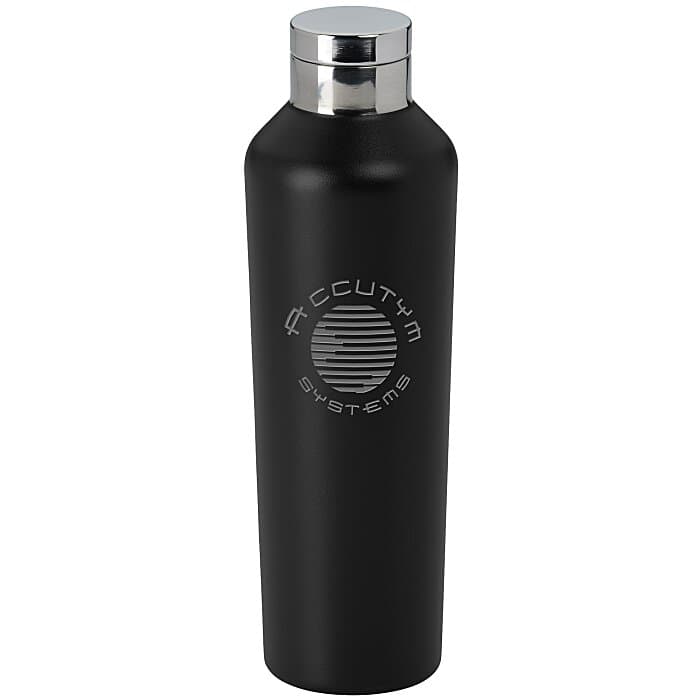 h2go Manhattan Vacuum Bottle - 21 oz - Laser Engraved