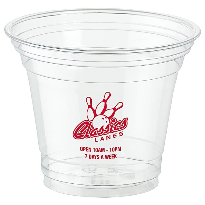 Clear Soft Plastic Cup - 9 oz
