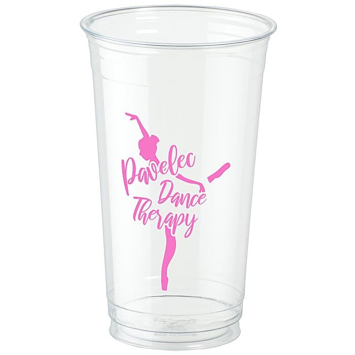 Clear Soft Plastic Cup - 32 oz