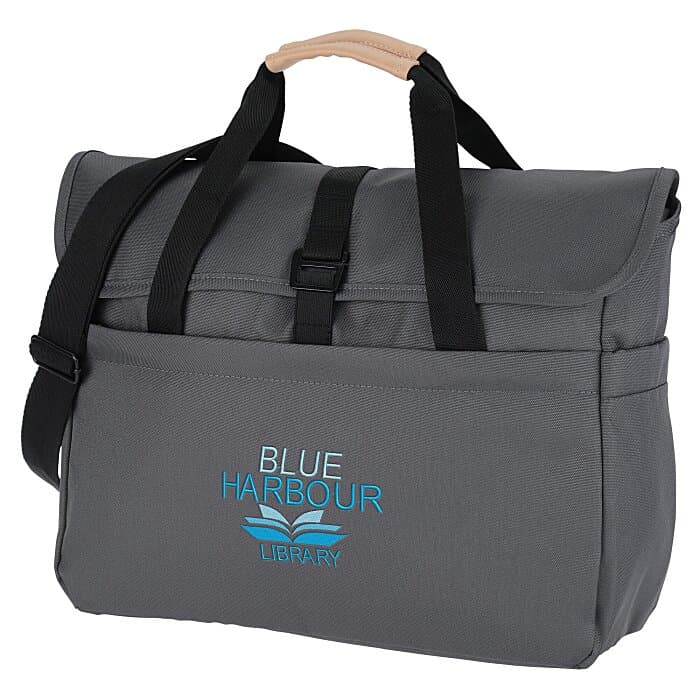 Kelso 15-inch Laptop Messenger Bag - Embroidered