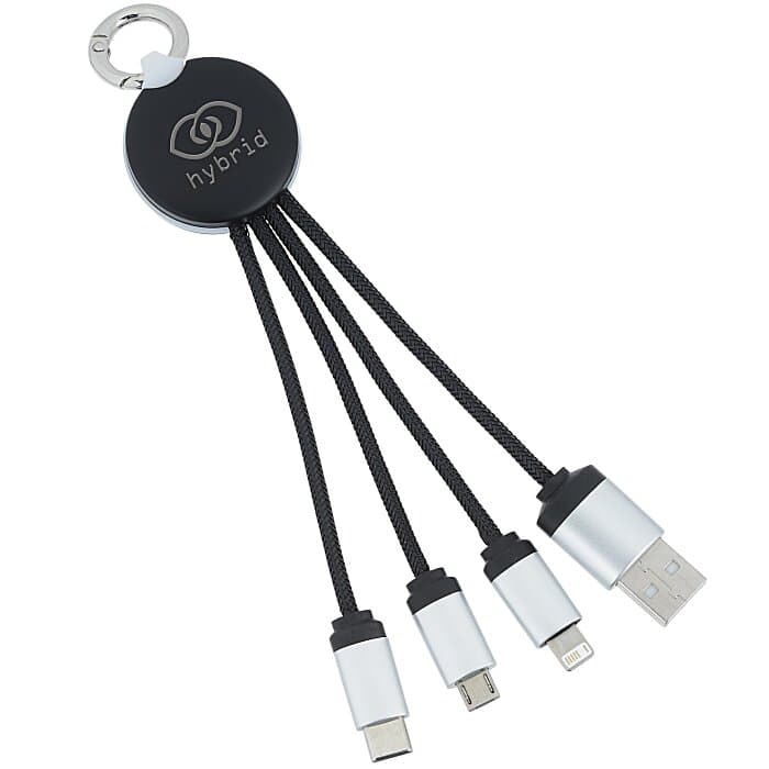 SCX Stellar Light-Up Logo Charging Cable - Round