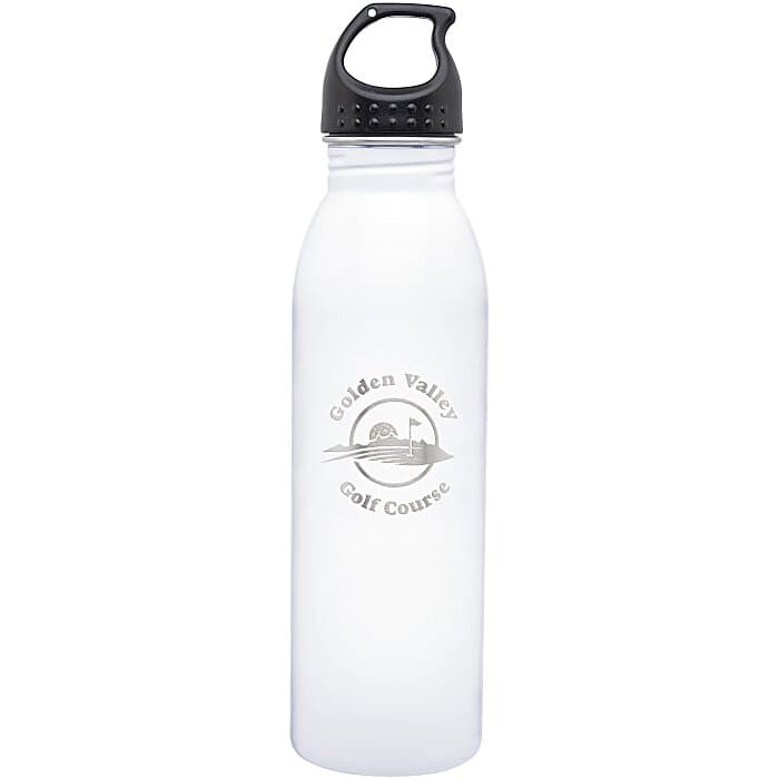 h2go Solus Stainless Bottle - 24 oz - Laser Engraved