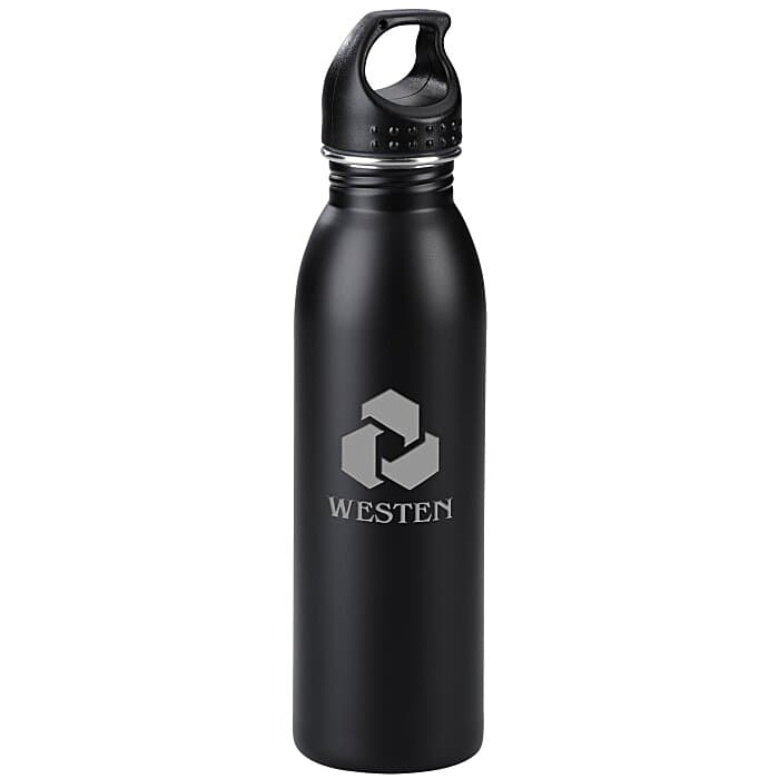 h2go Solus Stainless Bottle - 24 oz - Matte - Laser Engraved