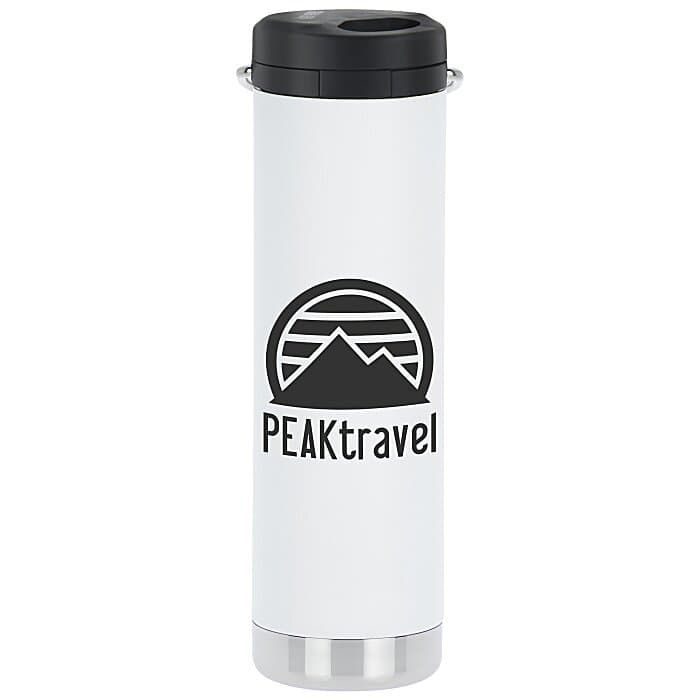 Klean Kanteen TKWide Vacuum Bottle with Straw Lid - 20 oz