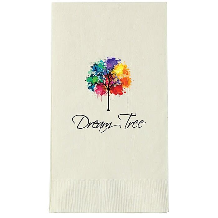 Guest Towel - 3-ply - Ivory - Full Color